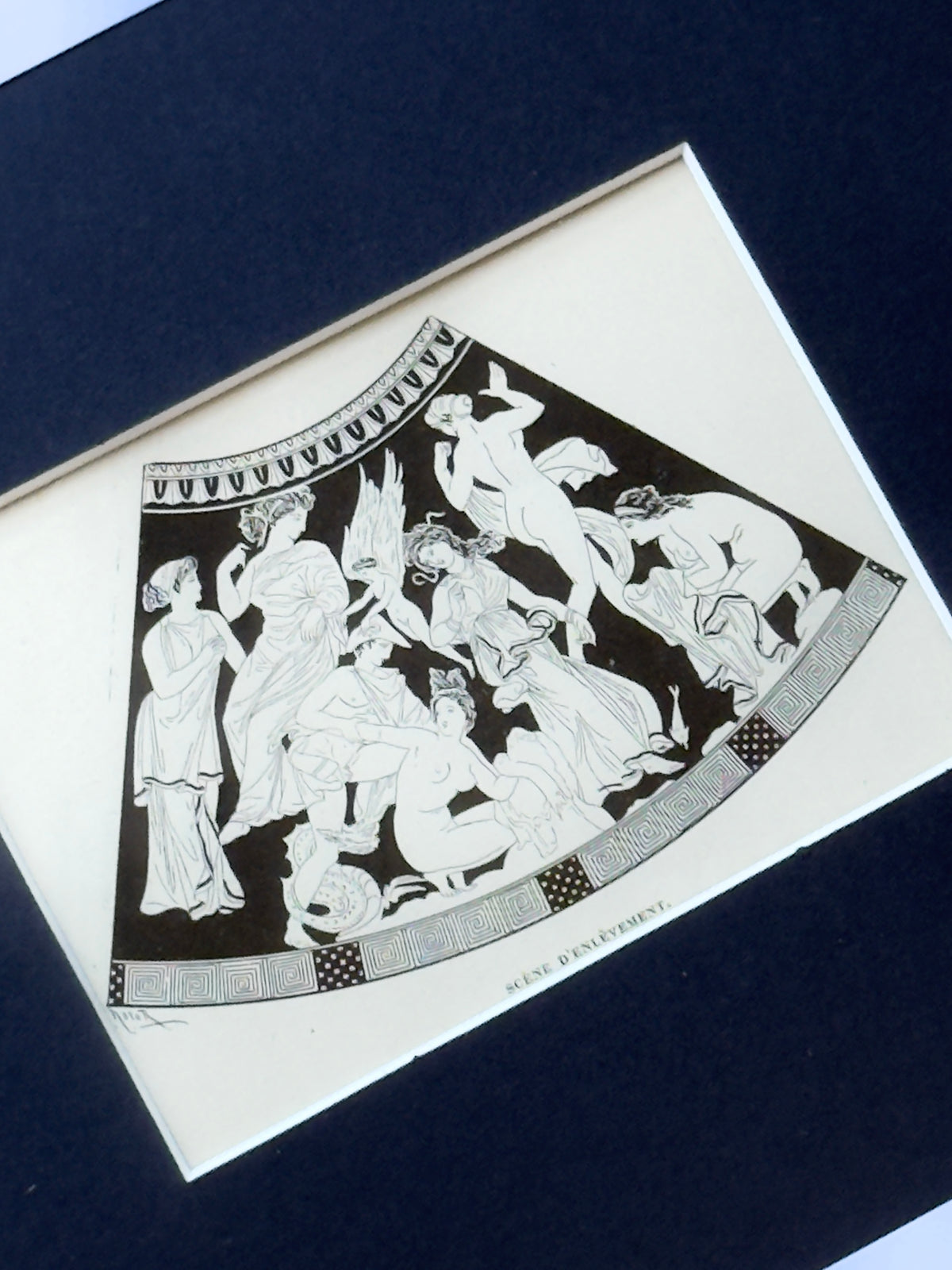 Scène d’enlèvement — Framed Illustration, 1920