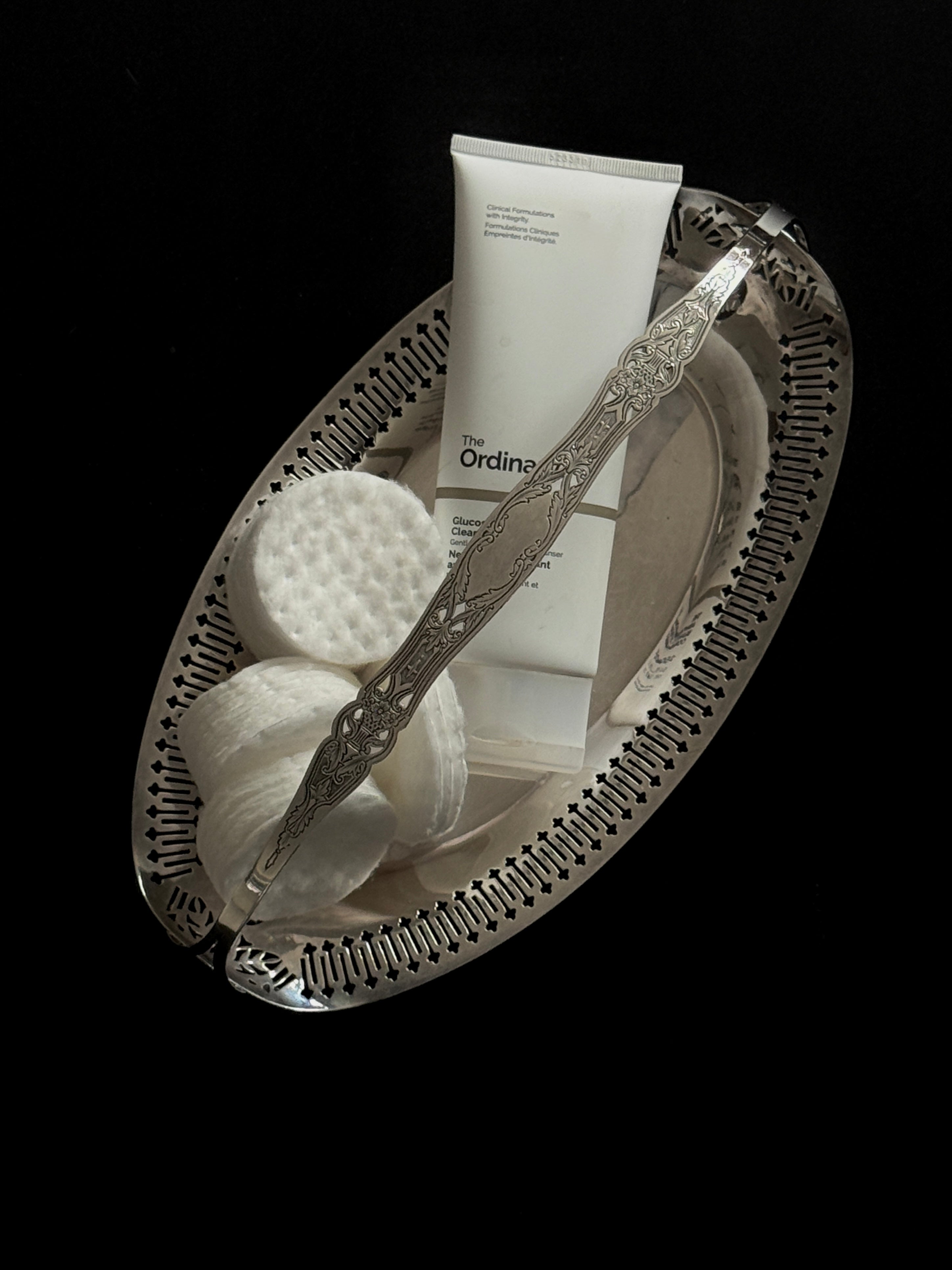 BIRKS Silver Plate Oval Serving Basket
