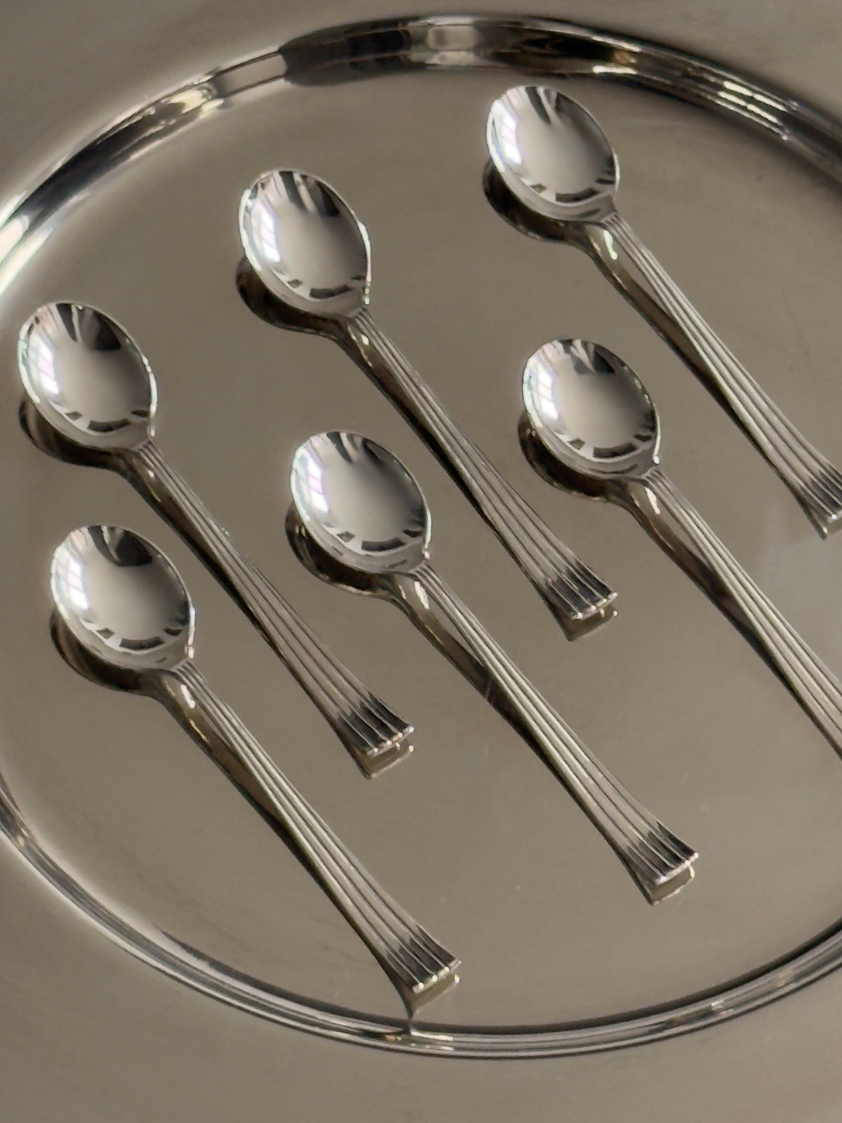 Silver Plate Tea Spoons — Set of 6