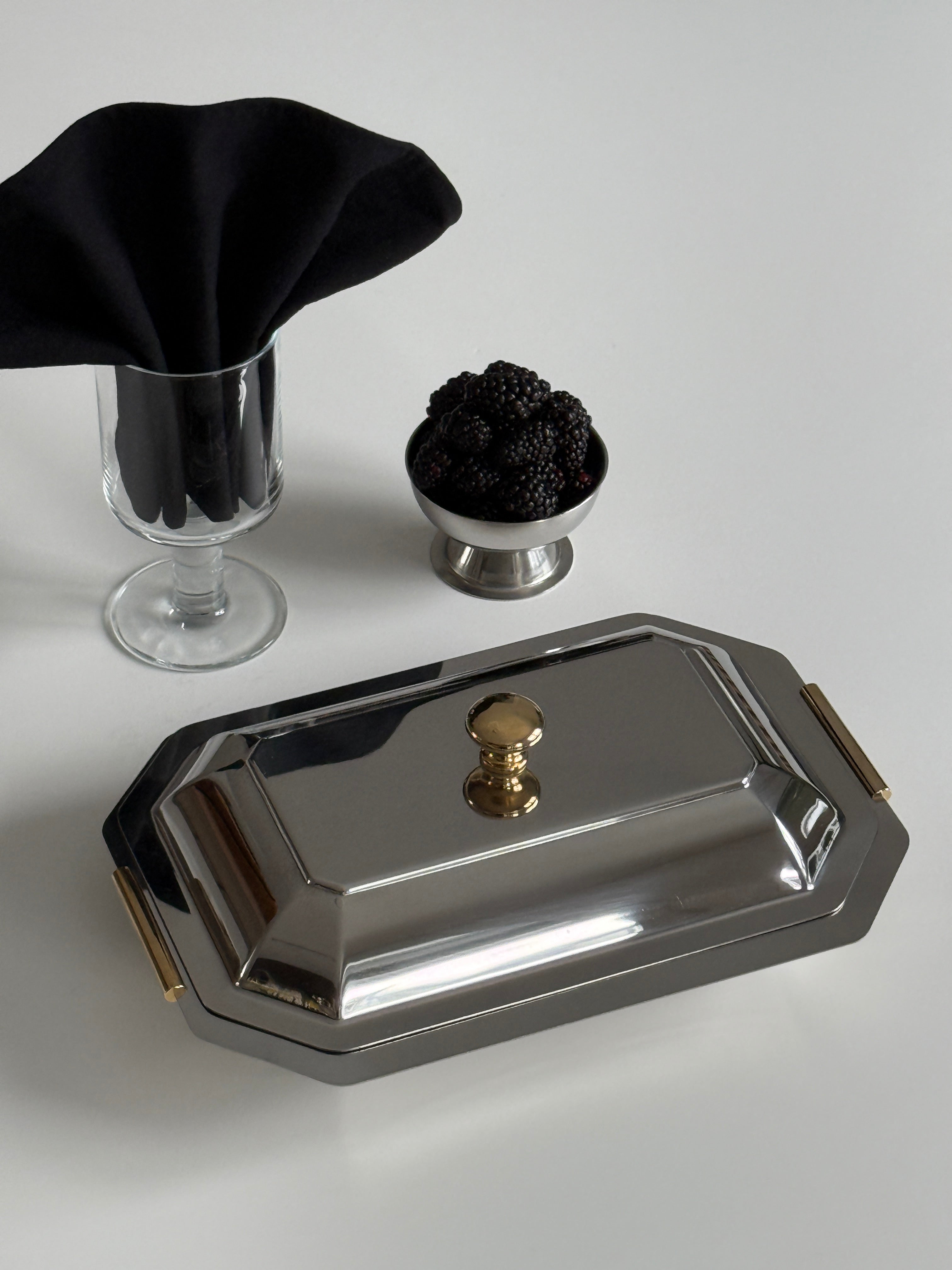 Large Octagonal Italian Dish