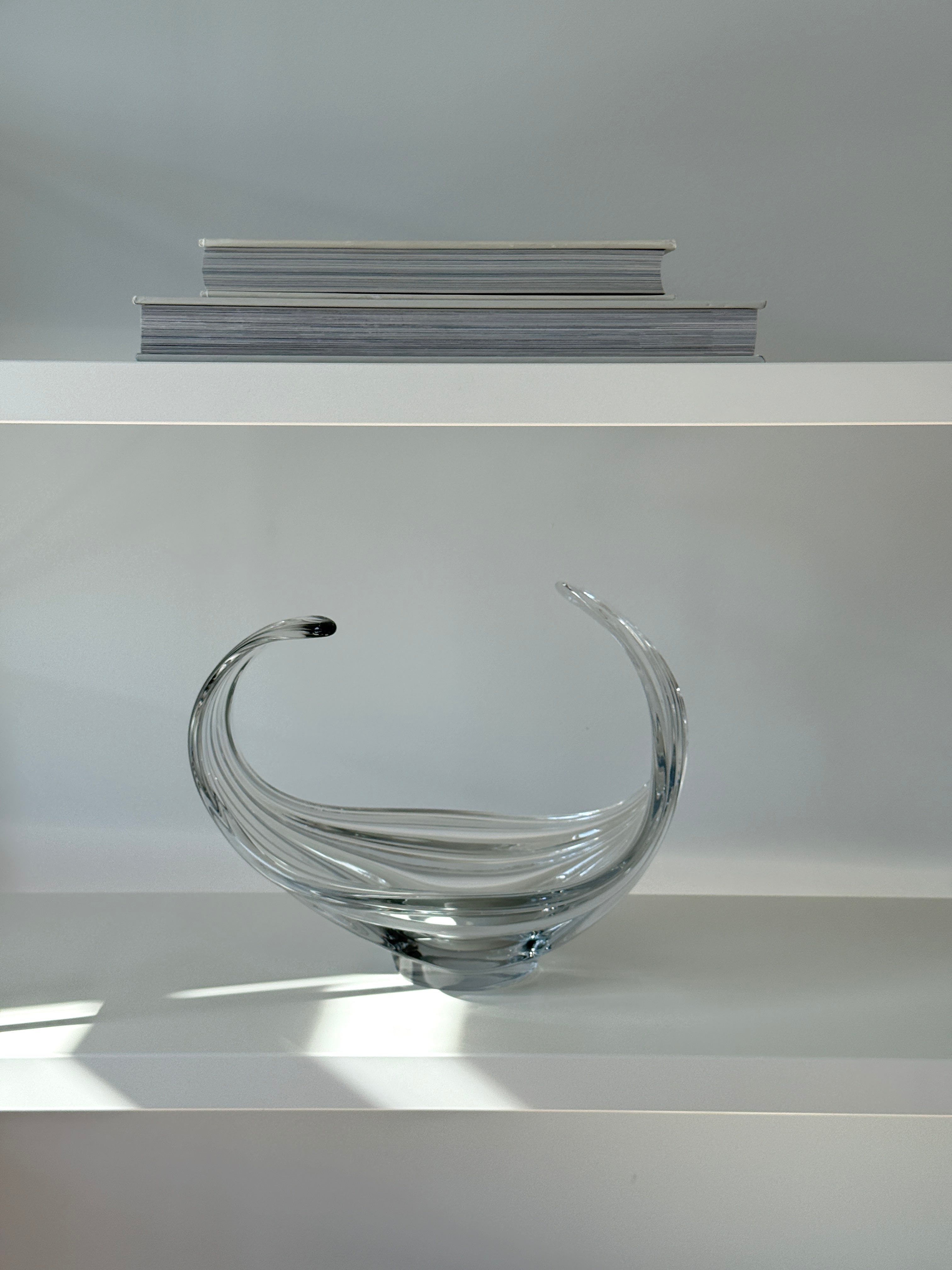 1960s Vannes-le-Châtel Glass Sculptural Centerpiece - France