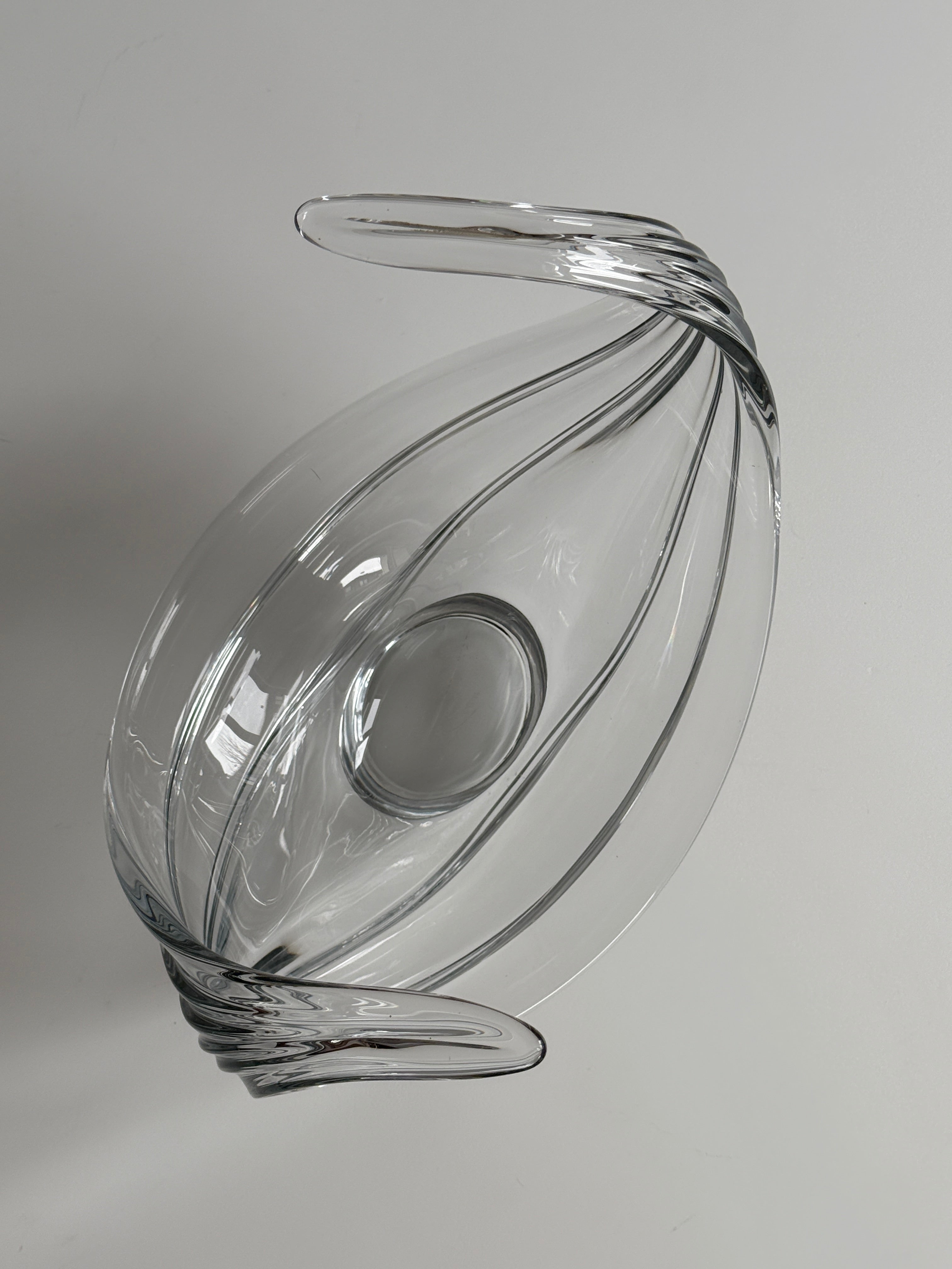 1960s Vannes-le-Châtel Glass Sculptural Centerpiece - France