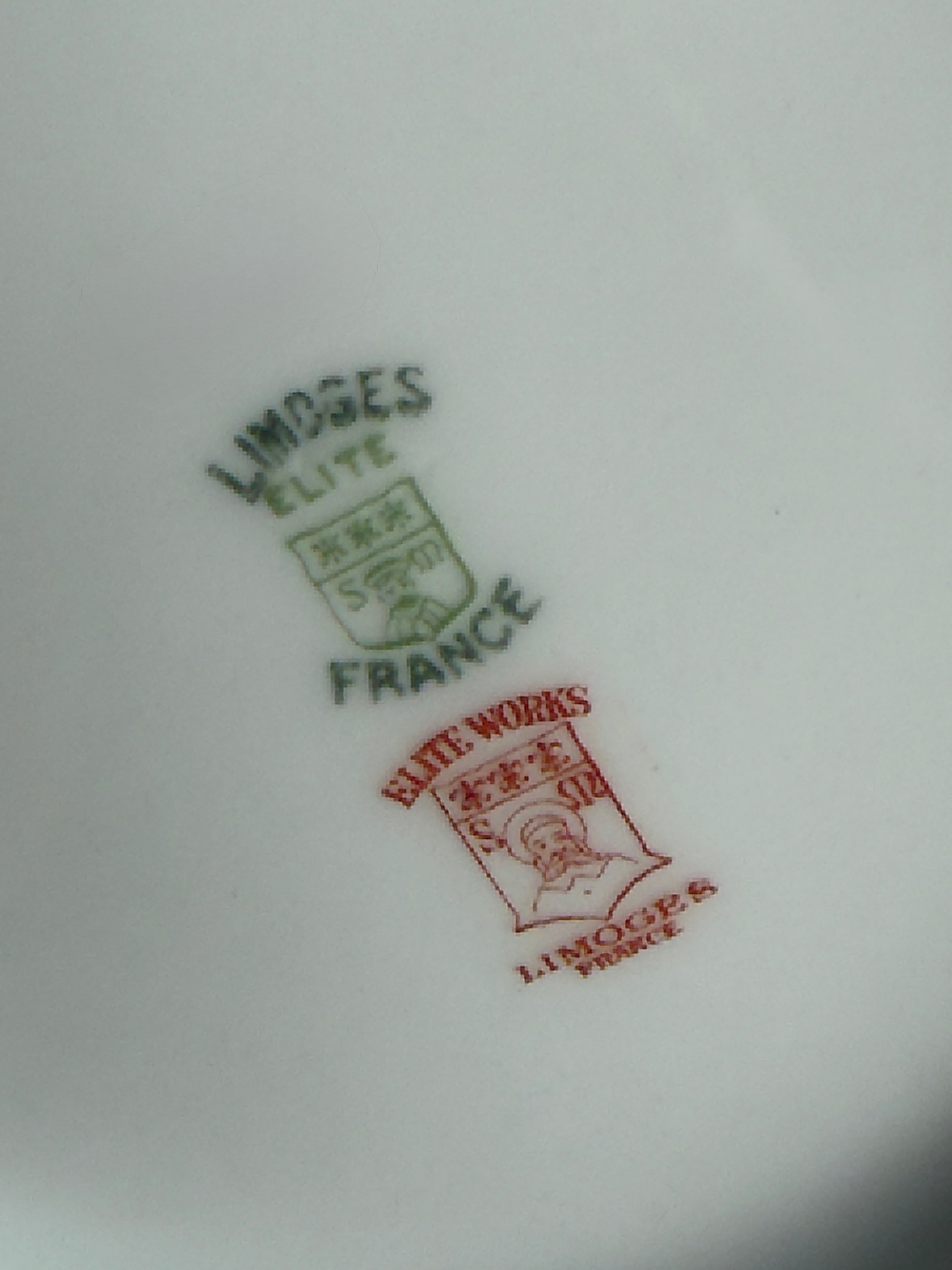 1930s French Limoges Porcelain Serving Platter